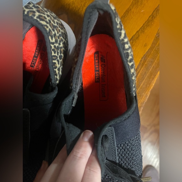 Lifestyle New Balance Sneakers Black with Chettah - Picture 3 of 7